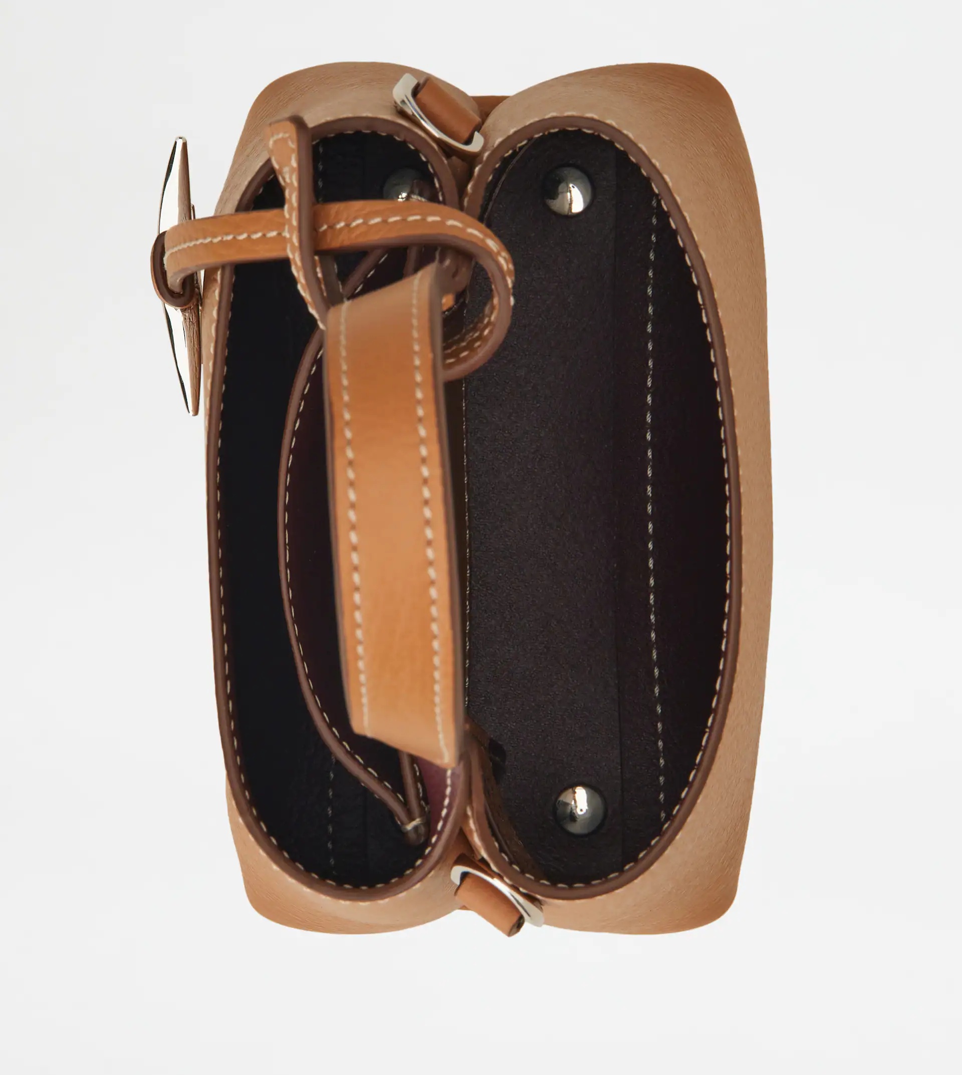 TOD'S MICRO BAG IN LEATHER - BROWN - 3