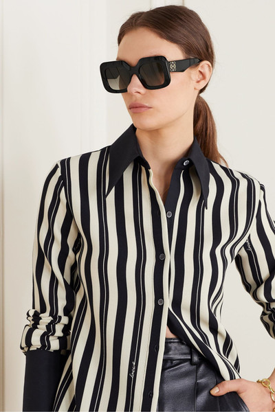 Loewe Oversized square-frame acetate sunglasses outlook