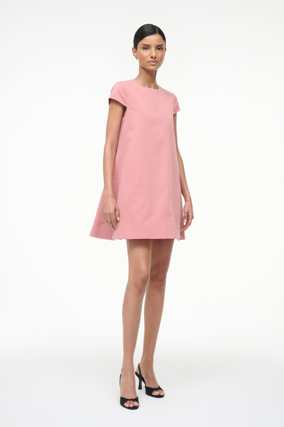 STAUD MIA DRESS ROSEWATER - 3
