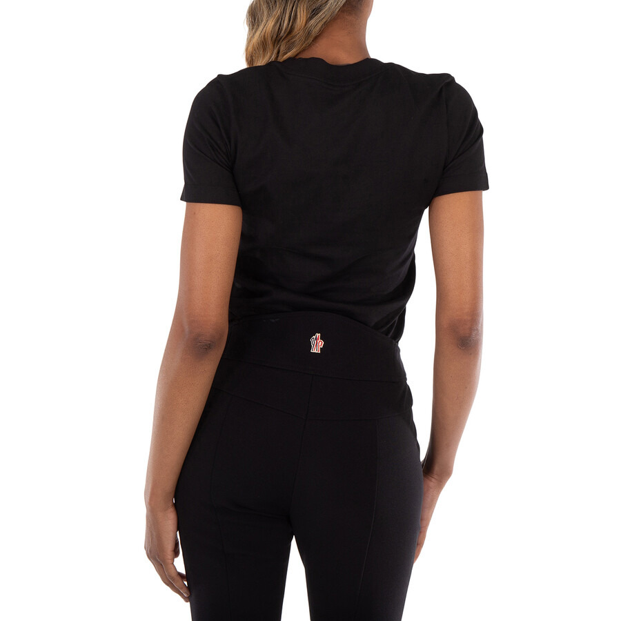 Moncler Embellished- Crystal Logo T-Shirt - 5