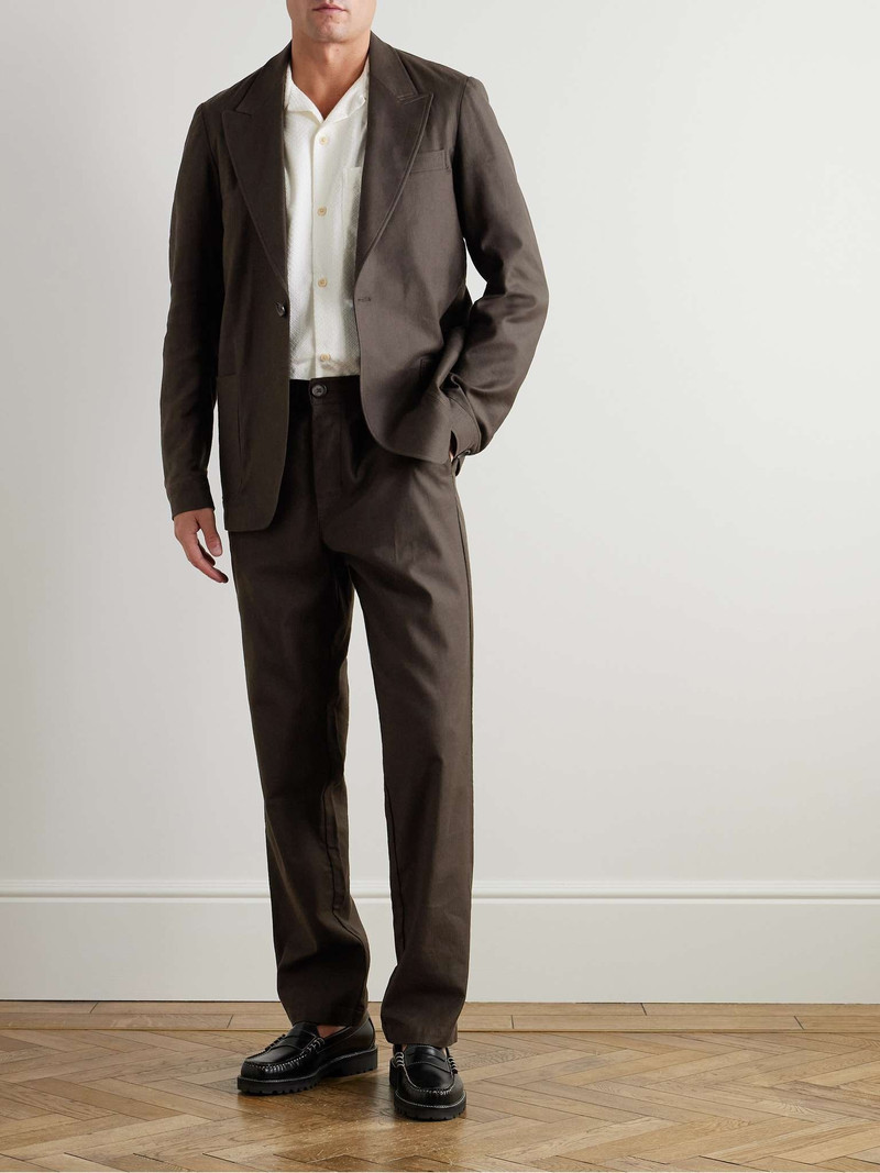 Oliver Spencer Herringbone Linen-Blend Suit Jacket outlook