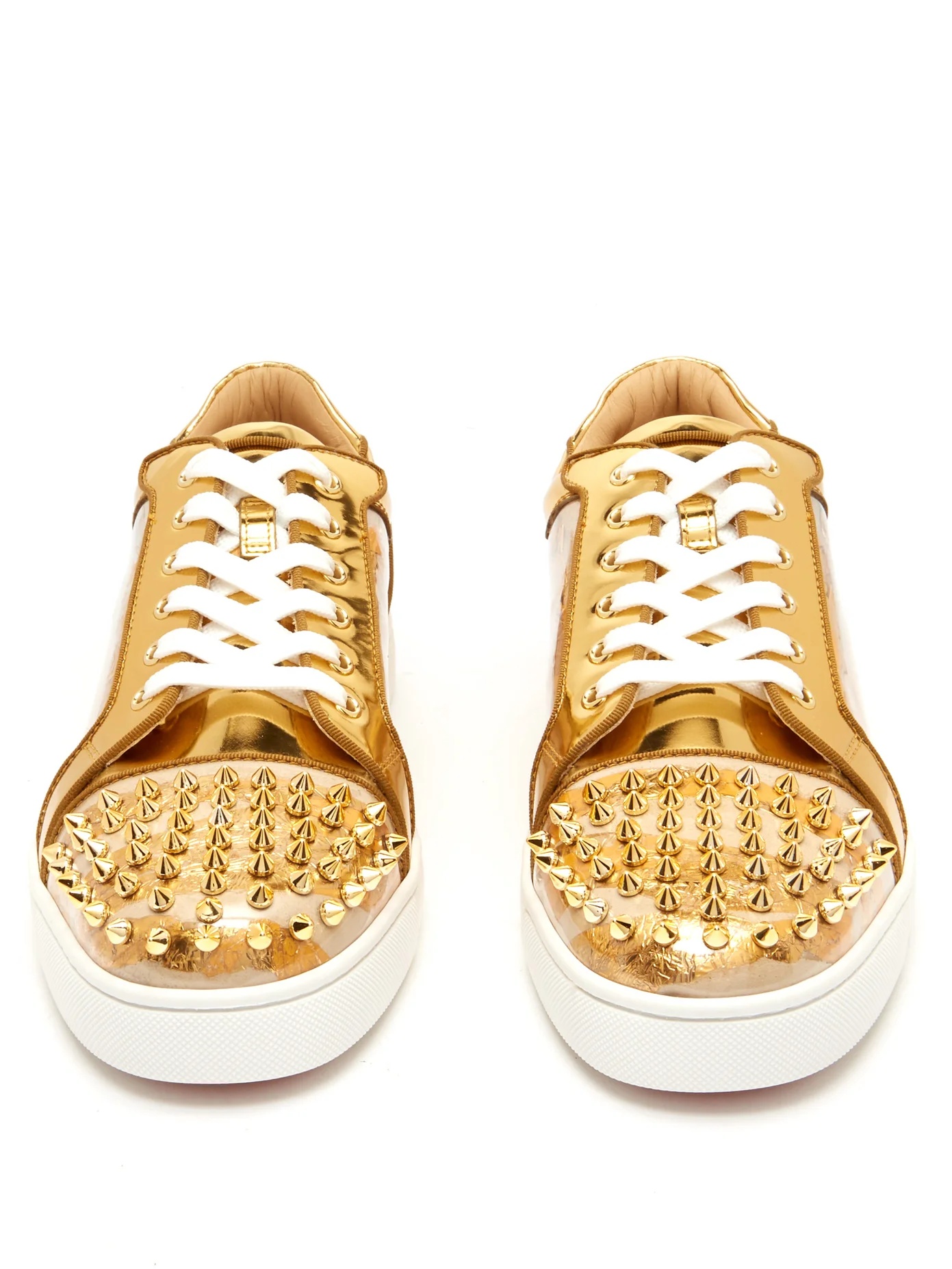 Seaveste spike-embellished low-top trainers - 5