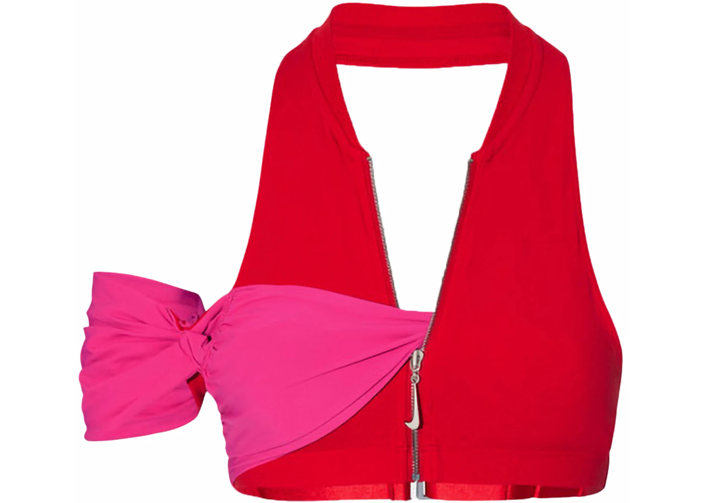 Jacquemus x Nike Le Haut Drape Top Dark Pink - 1