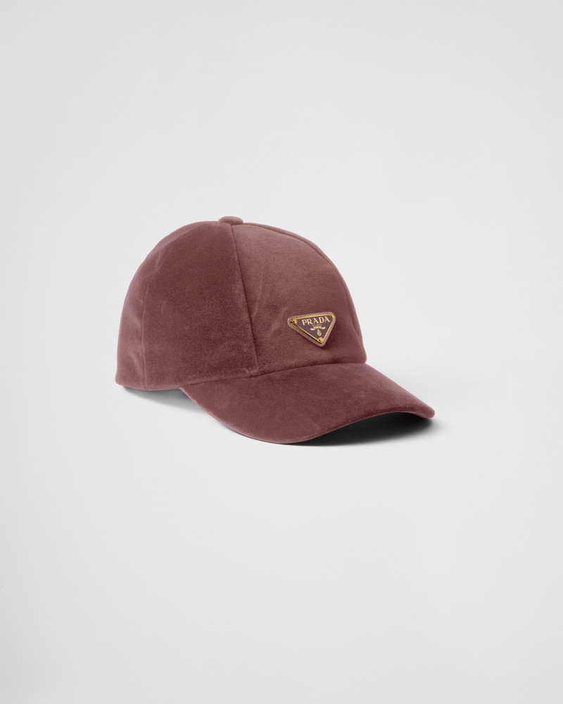 Velvet baseball cap 1