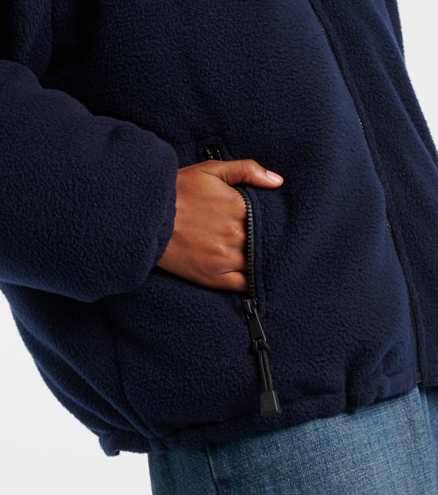 Down-filled fleece jacket - 5