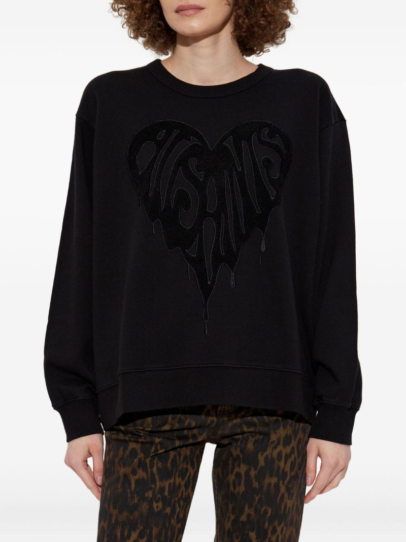 heart-embellished sweatshirt 3