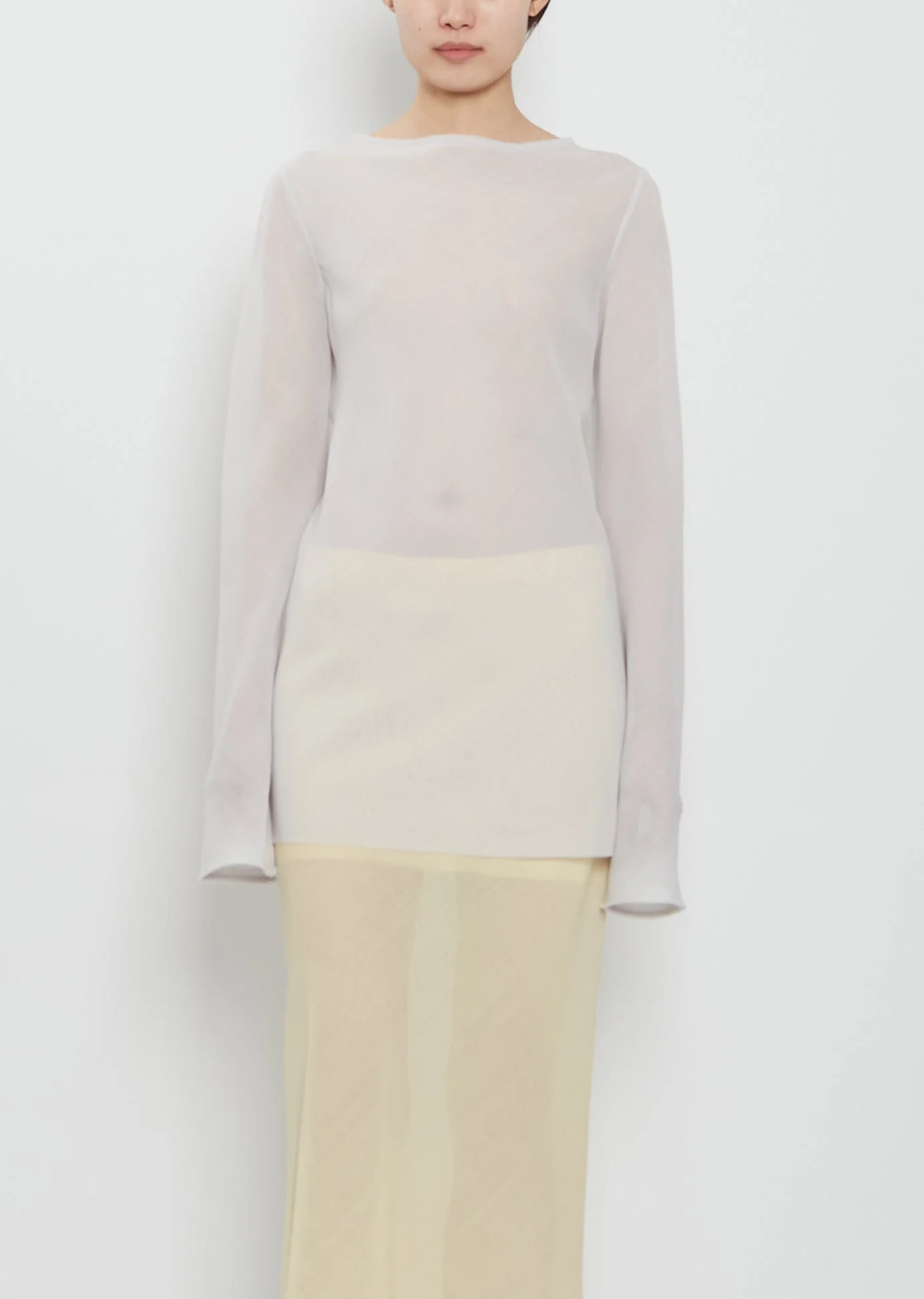Wool Bias-Cut Top - 1