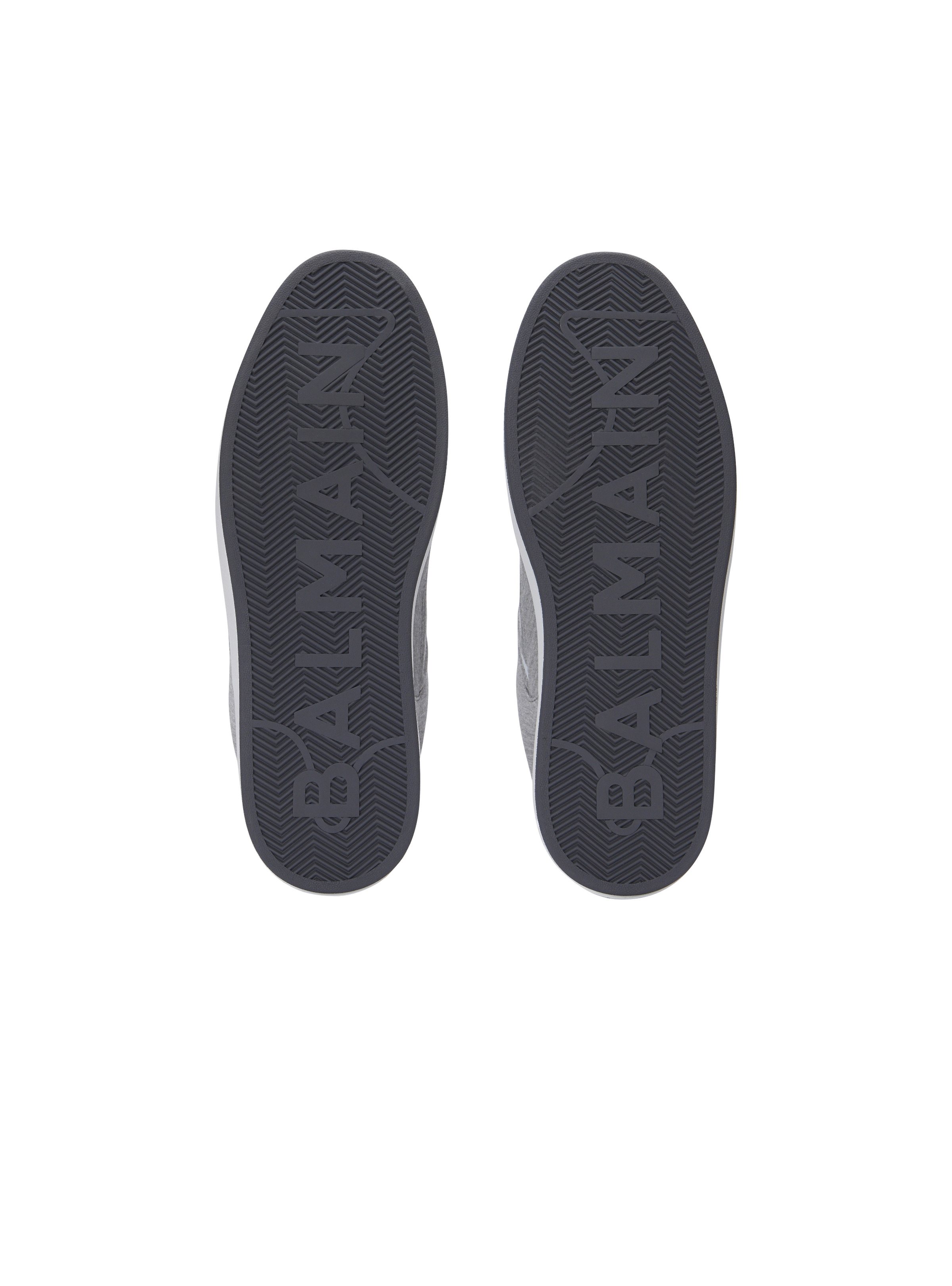 B-Court Skate trainers in fleece and calfskin - 4