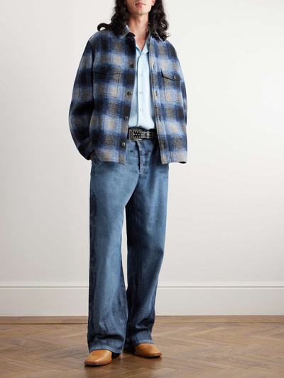 Isabel Marant Kevron Checked Flannel Shirt Jacket outlook