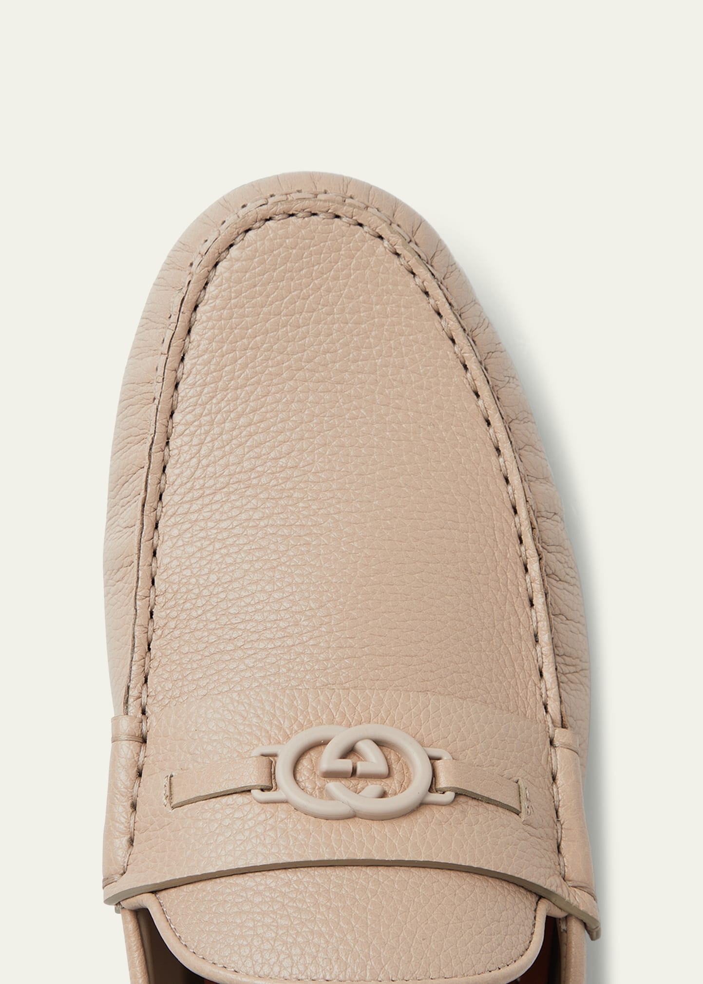 Men's Havel Interlocking G Leather Drivers - 3