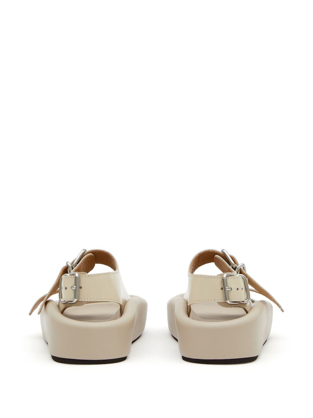 open-toe buckled sandals - 3