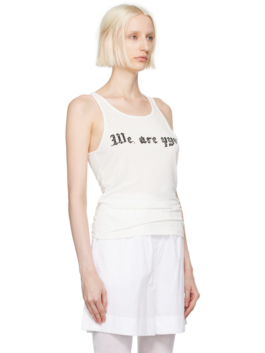 White 'We Are YYou' Tank Top - 2