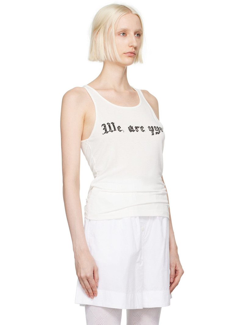 White 'We Are YYou' Tank Top 2