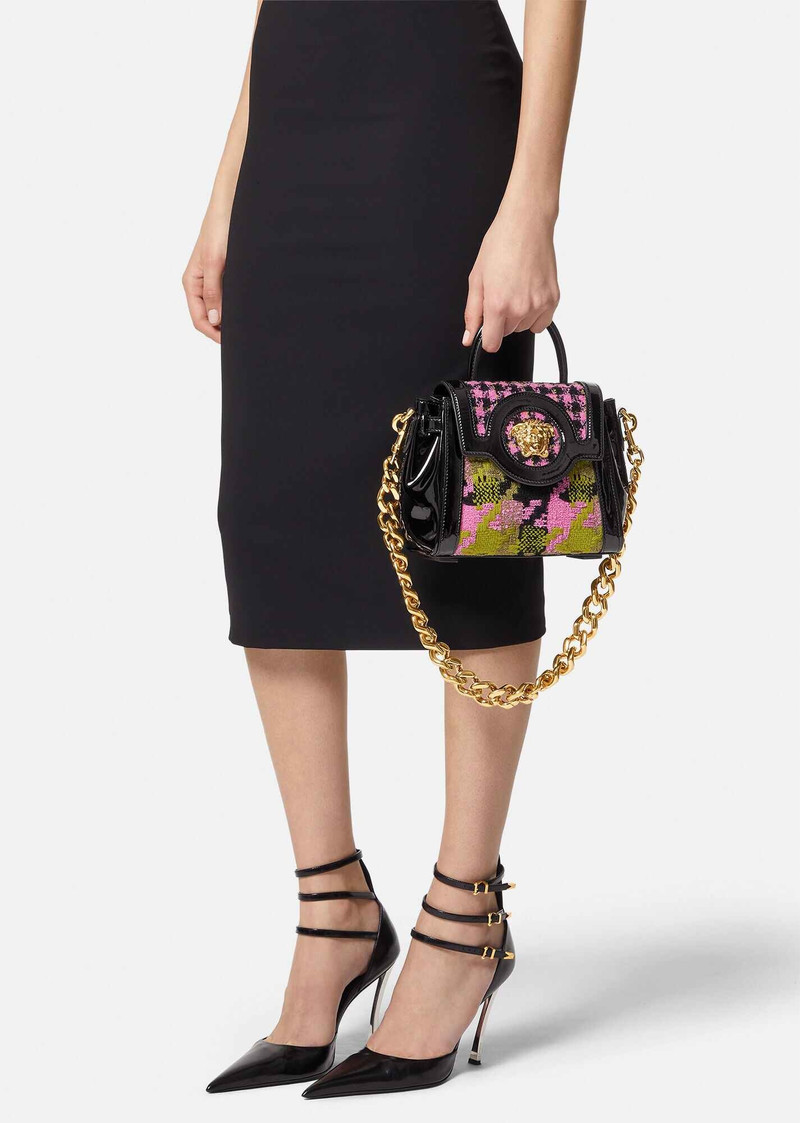 La Medusa Small Tweed Handbag 6