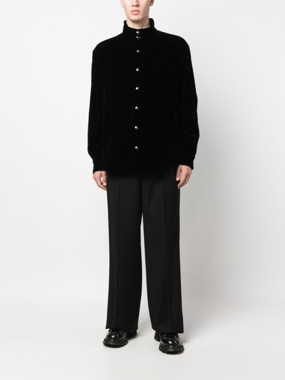 GIORGIO ARMANI high-neck long-sleeved shirt outlook