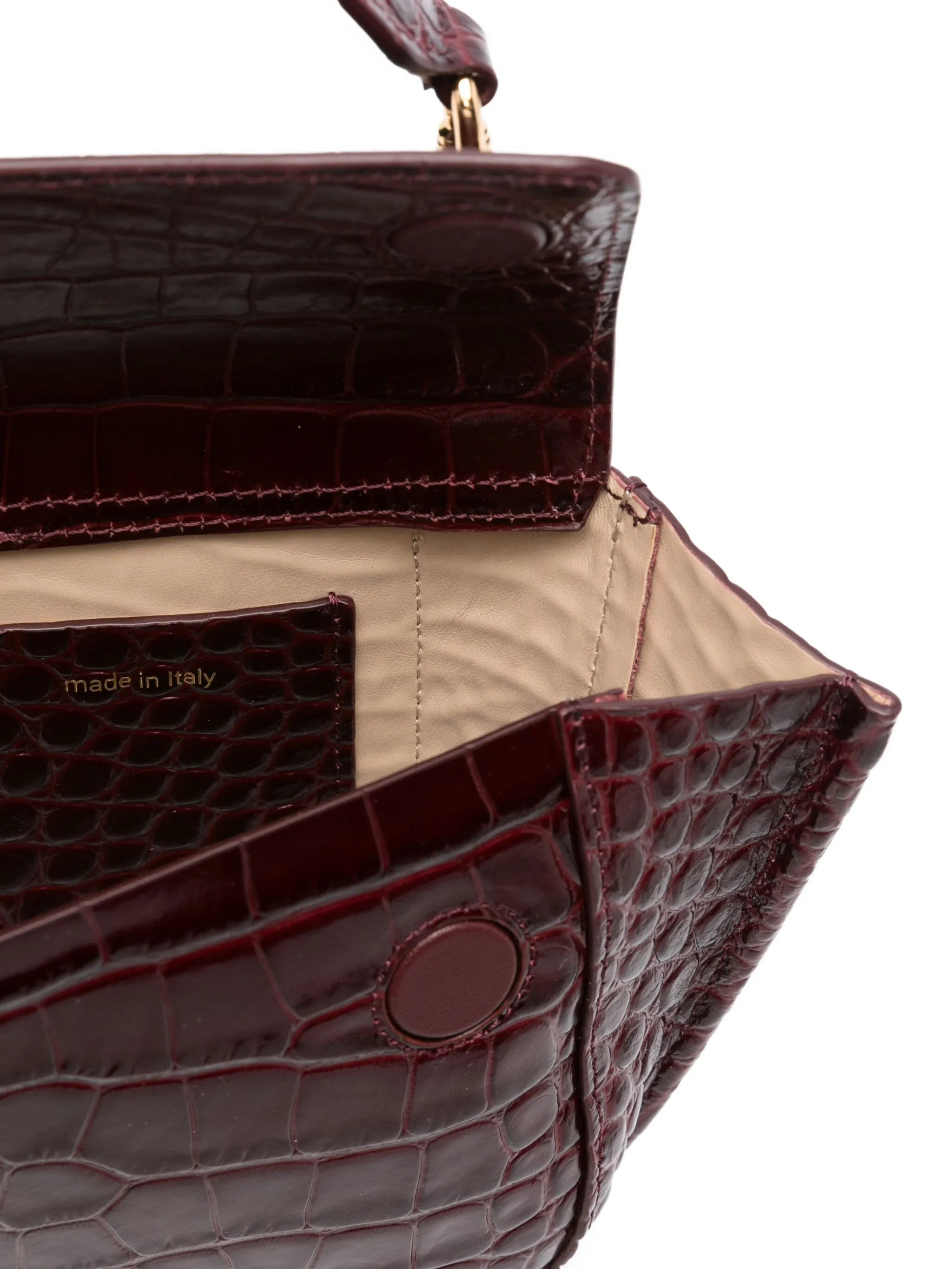 Wandler Mini Hortensia Crocodile-embossed Bag - 3