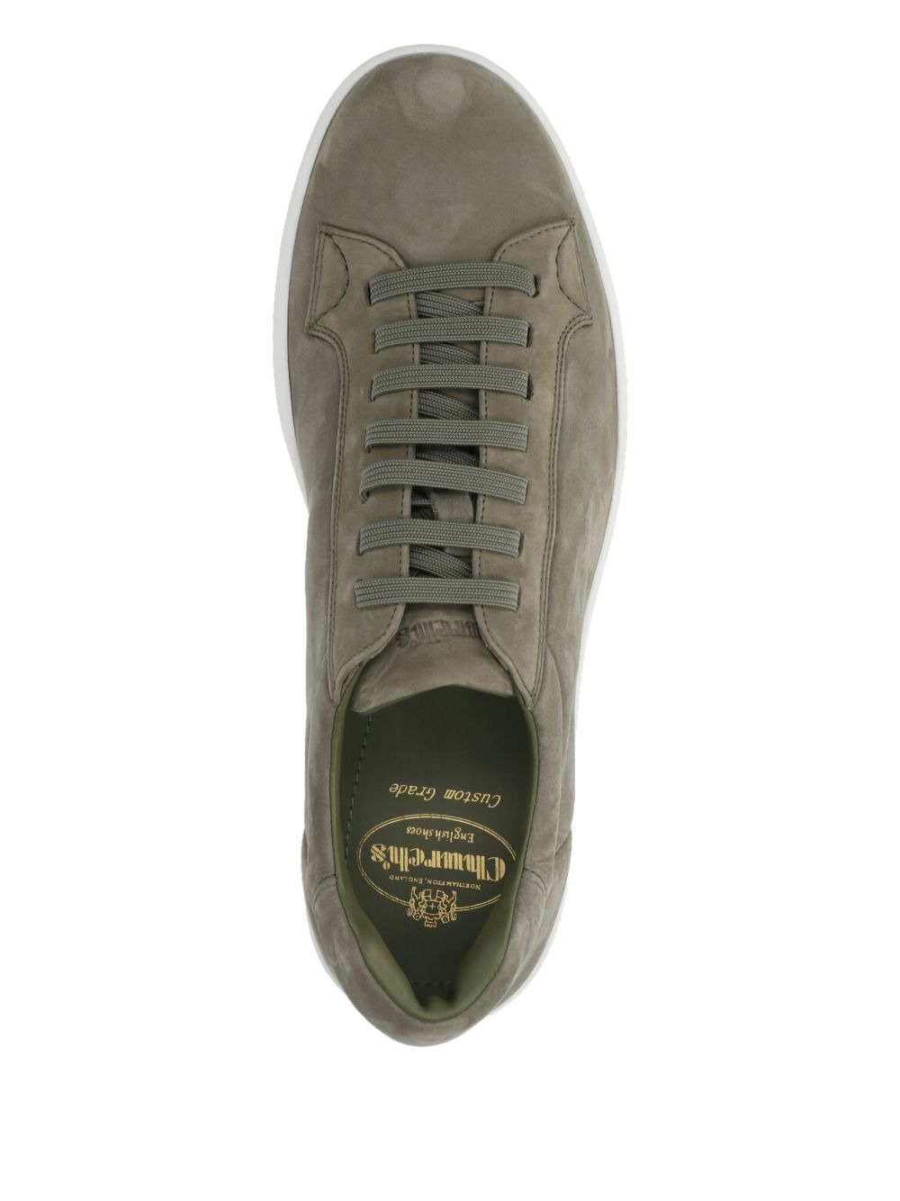 low-top suede sneakers - 3