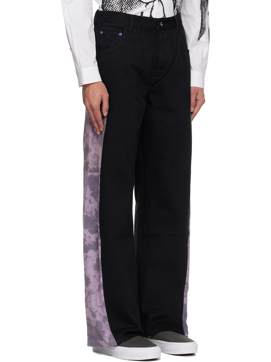 Black Whitman Park Upcycle Jeans - 2