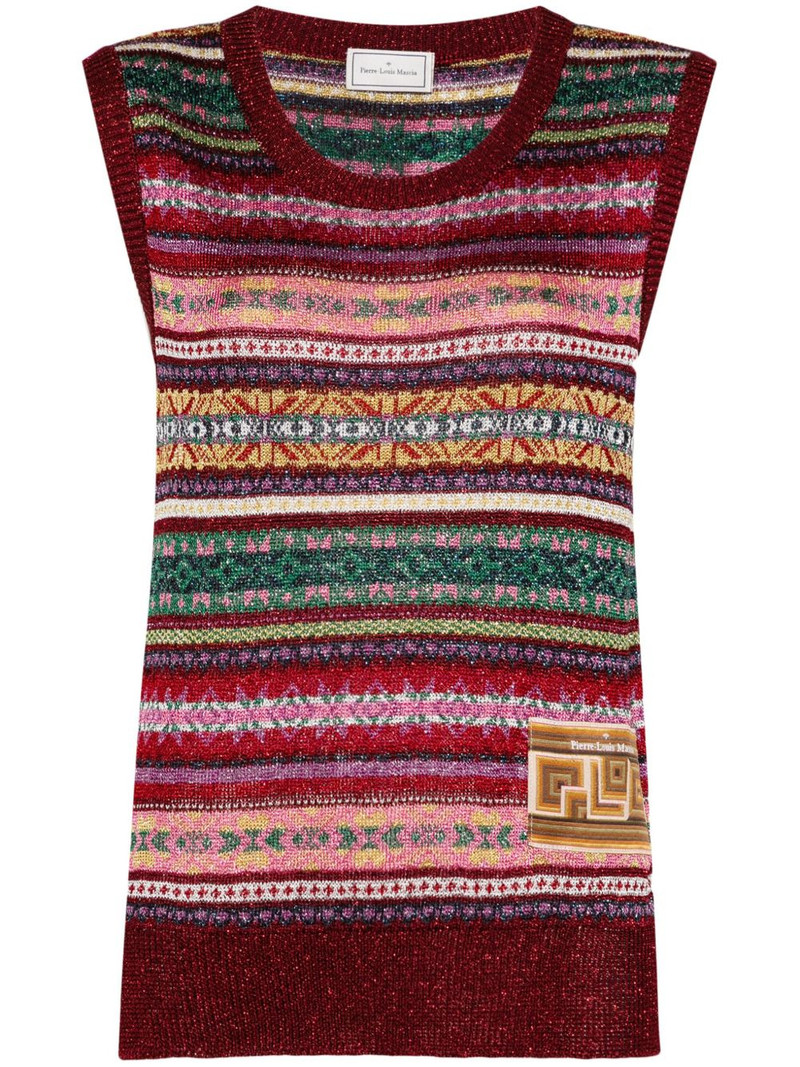 striped tricot top 1