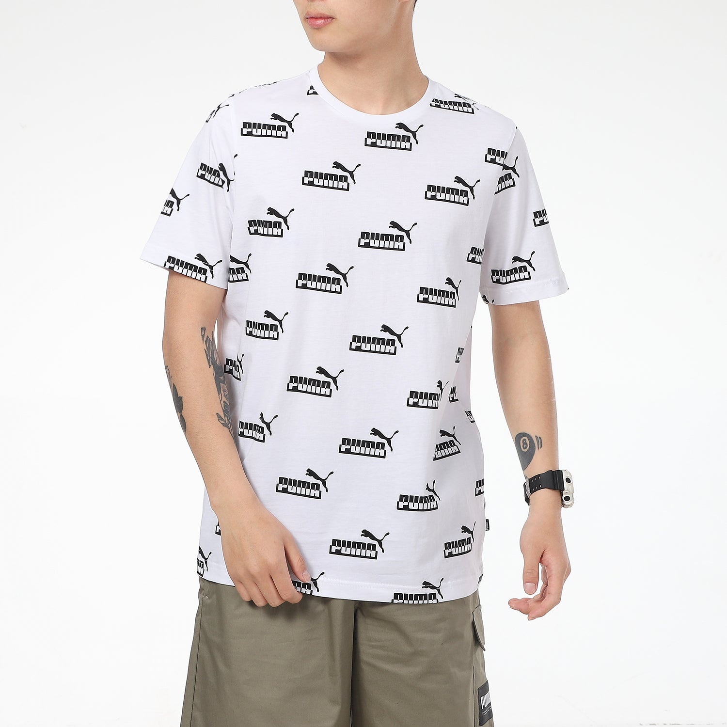 PUMA AOP T-Shirt 'White' 855984-02 - 3