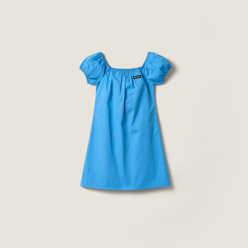 Poplin mini-dress 1