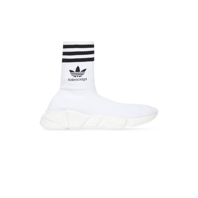 Men's Balenciaga / Adidas Speed Sneaker in White - 1