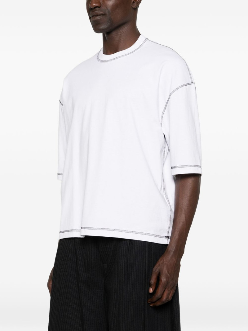contrast-stitch boxy-fit T-shirt 3