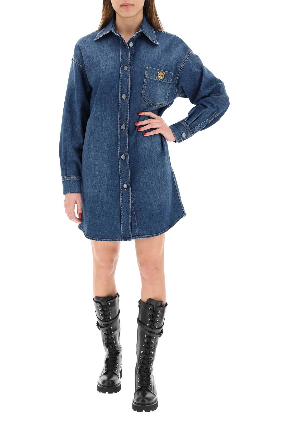 DENIM SHIRT DRESS - 2