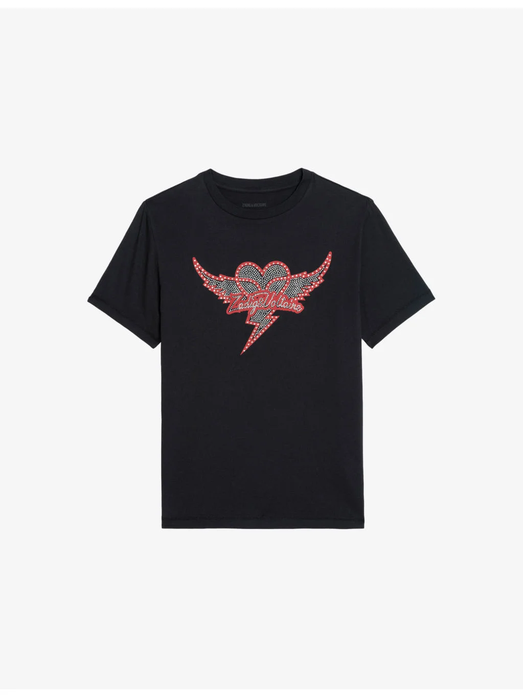 Edwin Rhinestone-Embellished Cotton-Jersey T-Shirt - 1