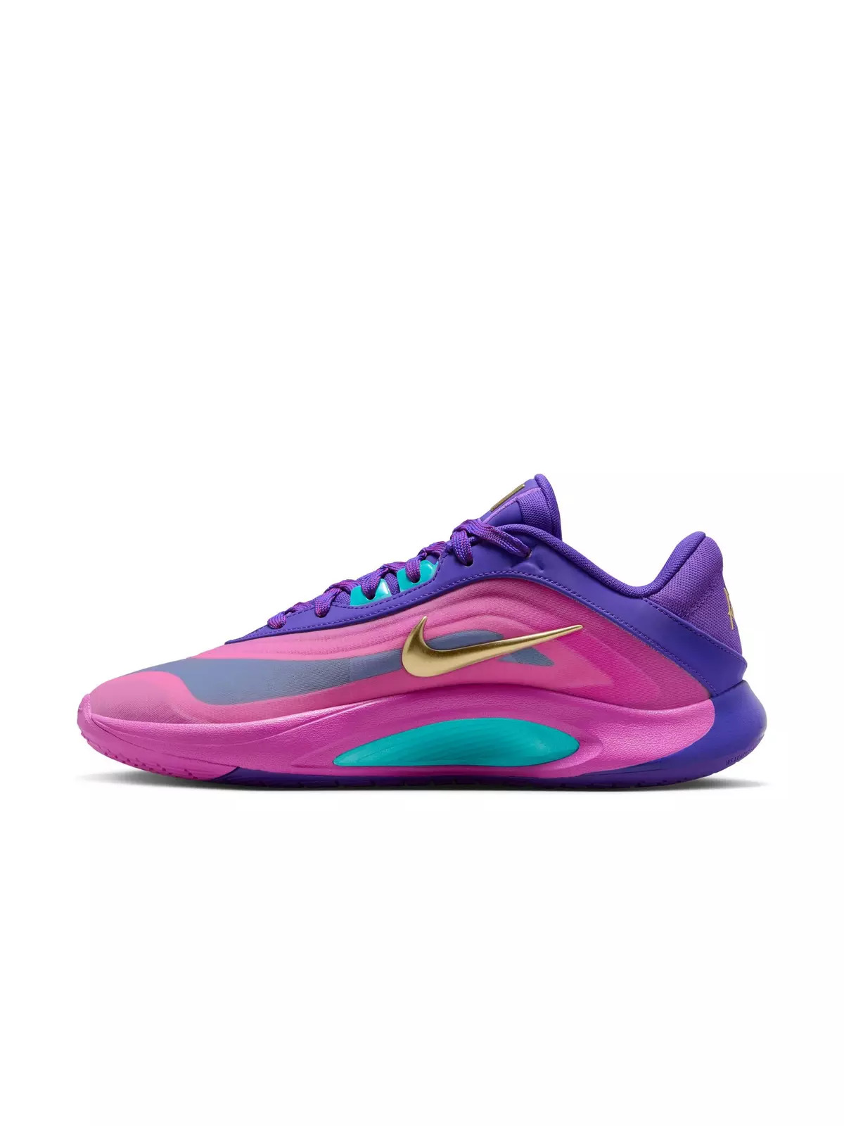 A'One "Fierce Purple" Unisex Basketball Shoe - 7