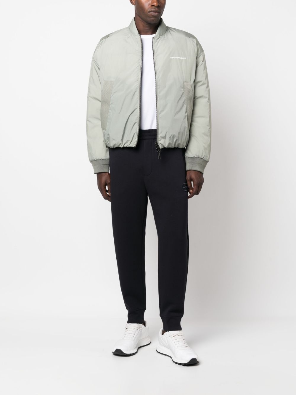 logo-embroidered stretch-cotton track pants - 2