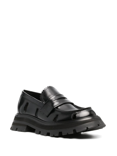 Alexander McQueen Wander chunky leather loafers outlook