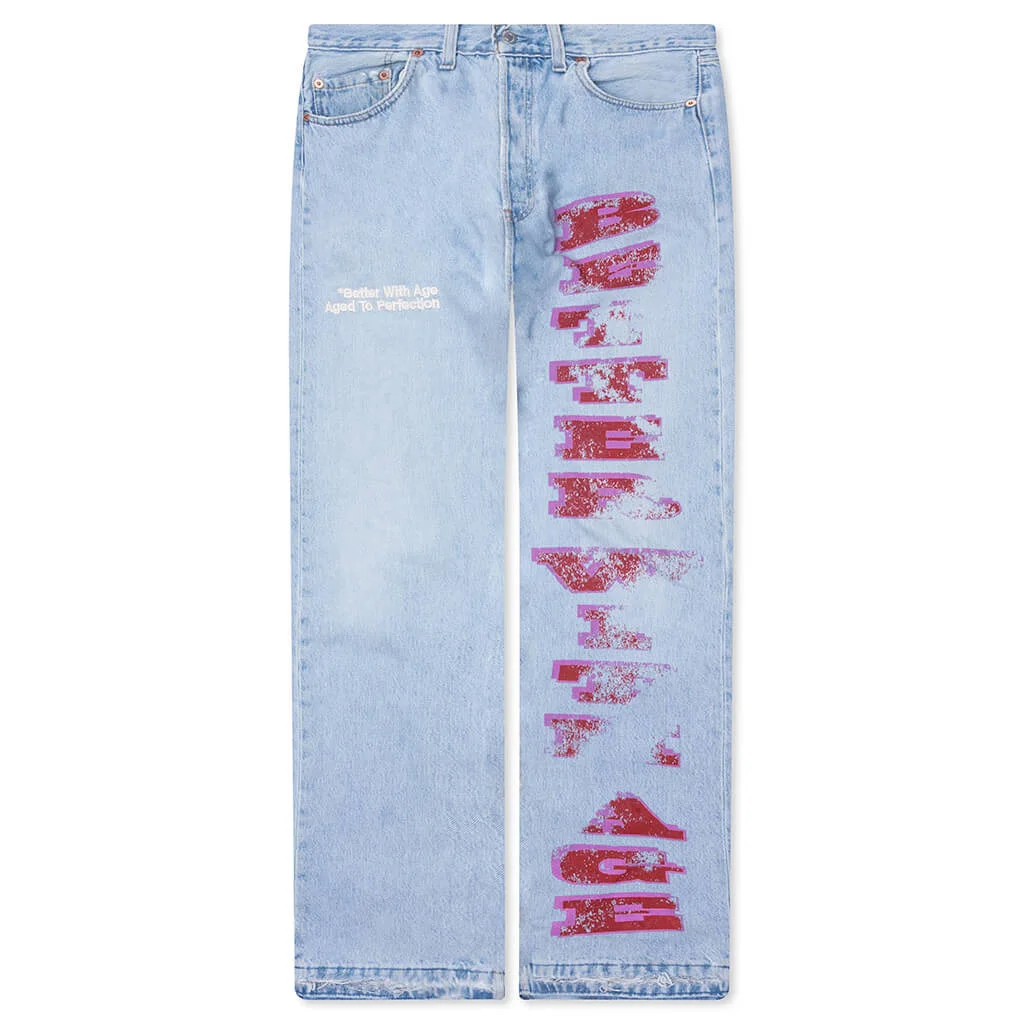 MONIKER DENIM TROUSER - INDIGO - 1