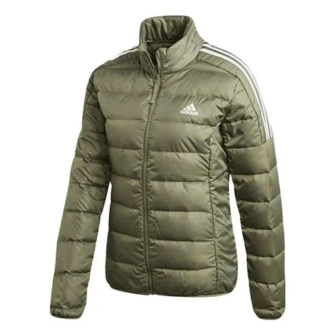 (WMNS) adidas Essentials Down Jacket 'Legacy Green' GH4596 - 1