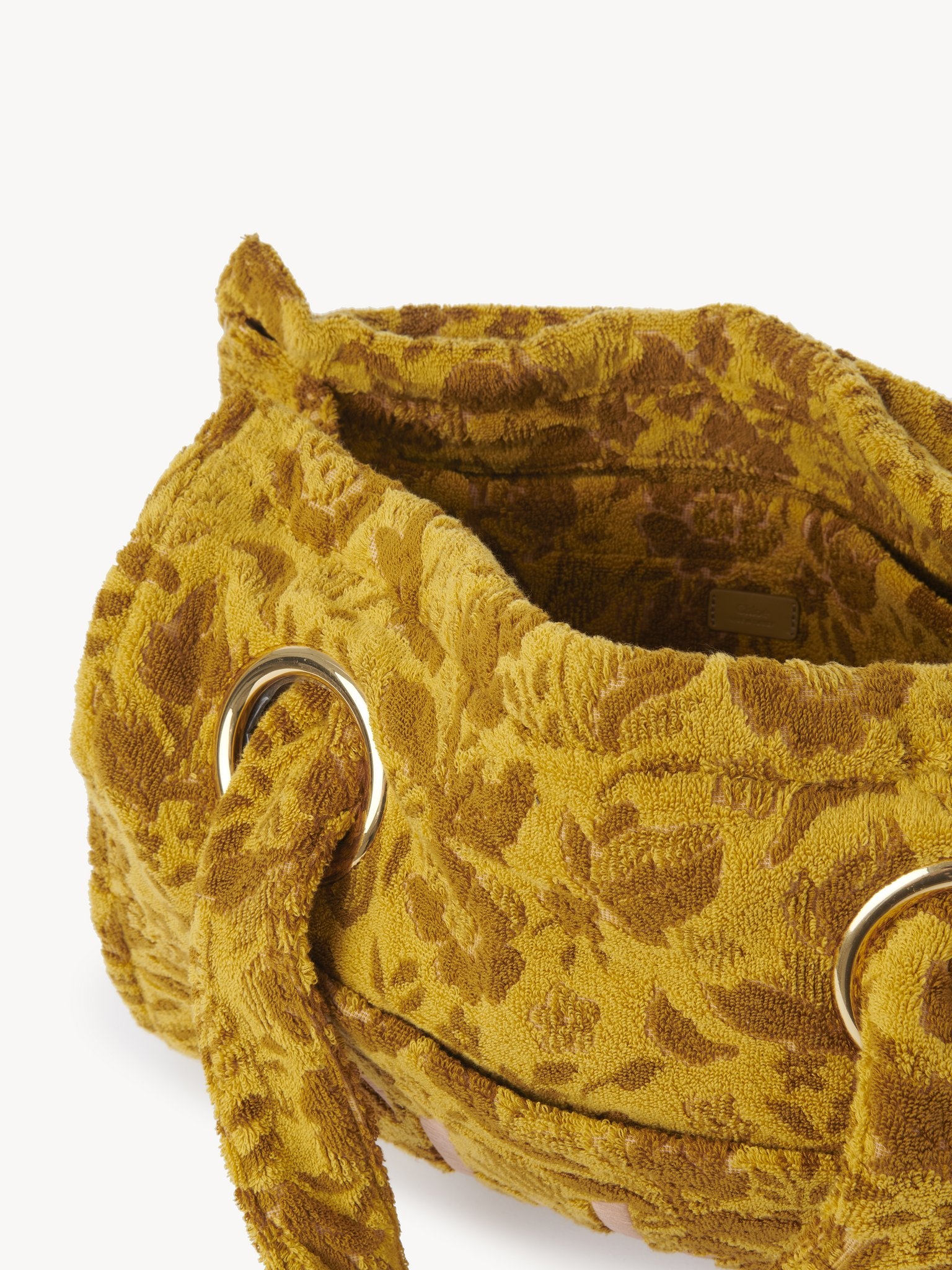 LARGE CHLOÉ PLAGE TOTE BAG IN JACQUARD TERRY - 5