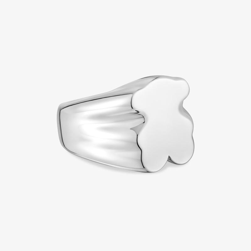 TOUS Silver bear 15 mm Signet ring Sweet Dolls outlook