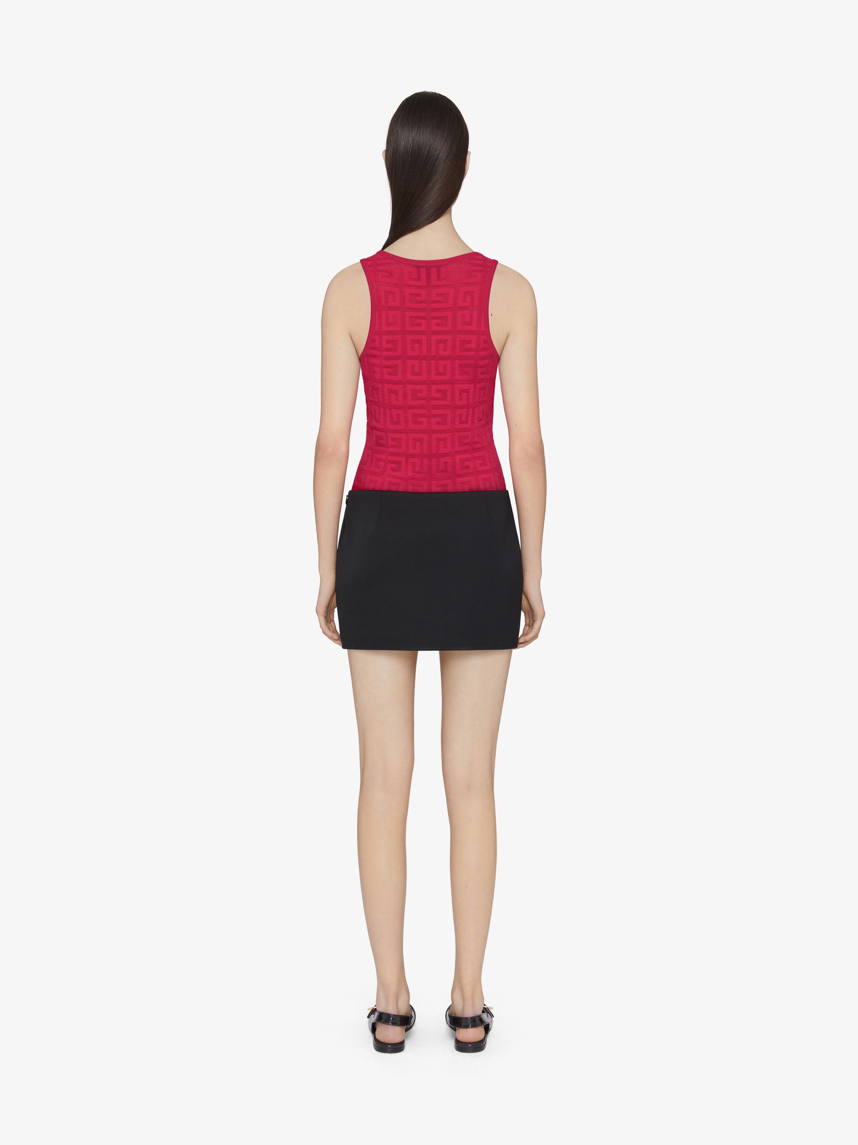 SLIM TANK TOP IN 4G JACQUARD - 3