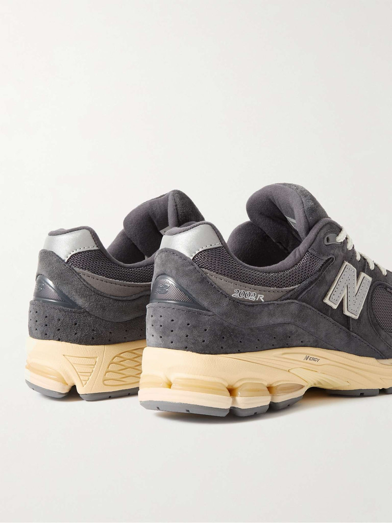2002R Leather-Trimmed Suede and Mesh Sneakers 5
