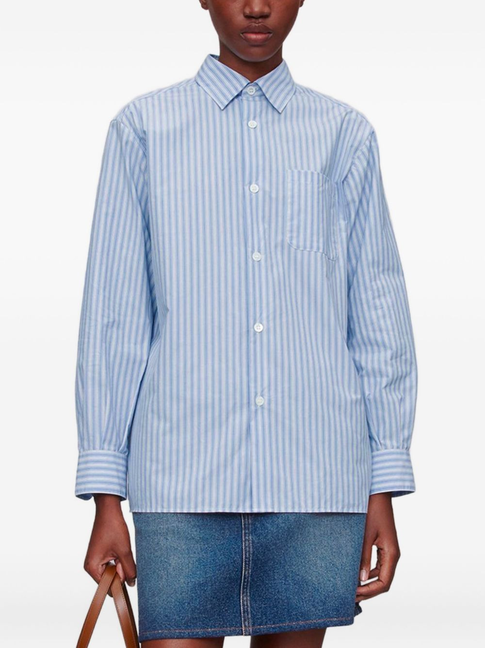 Sela striped cotton shirt - 2