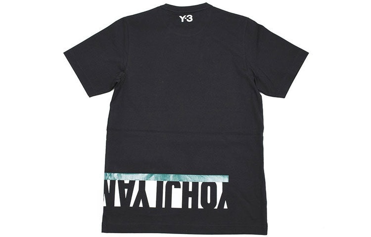 Y-3 Unisex Multi Block Graphic Printing Tee Black FN5727 - 2