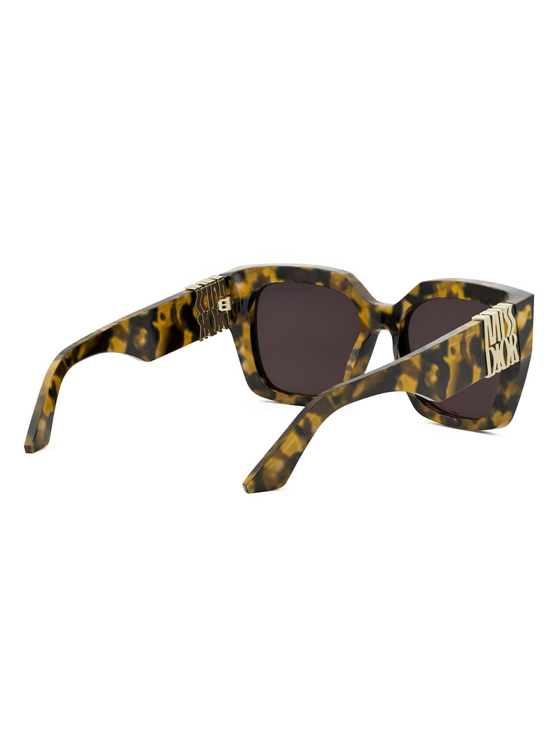 Women's MissDior S2I Square Sunglasses - Brown Blonde Havana 6