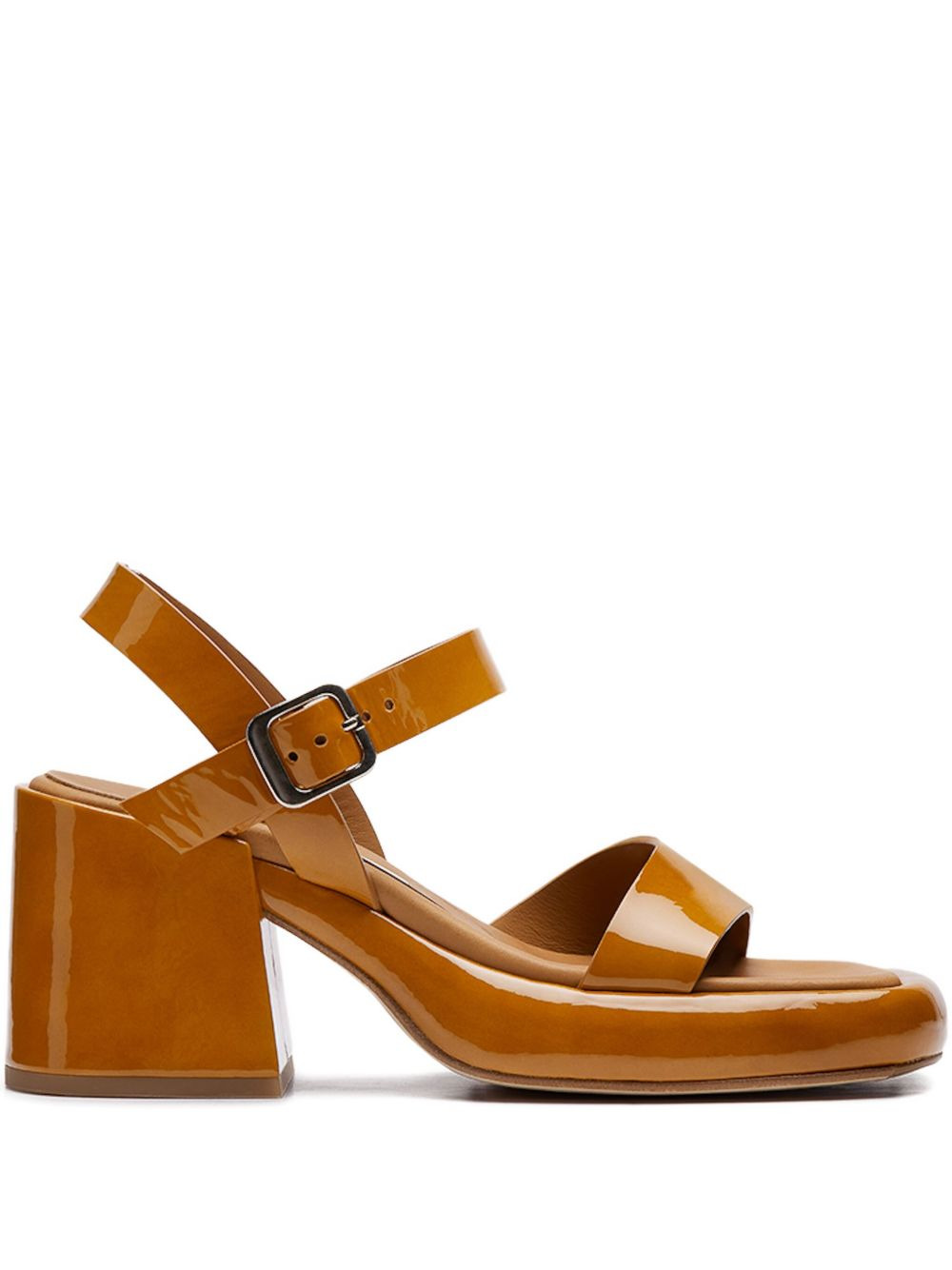 sling back heeled sandals - 1
