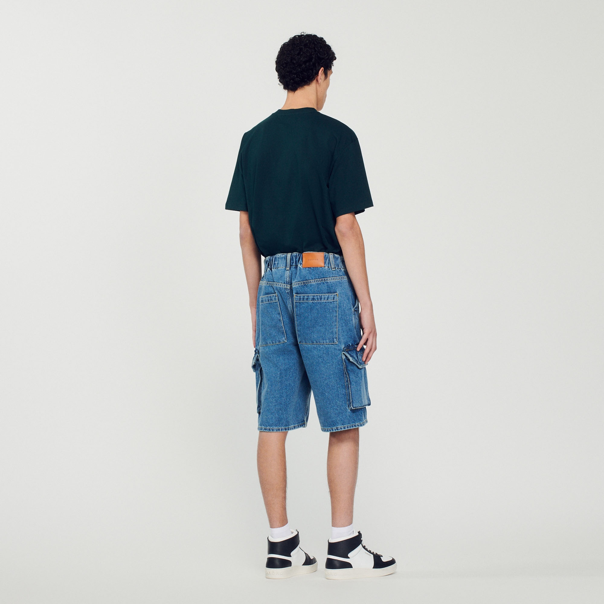 Baggy denim shorts - 6