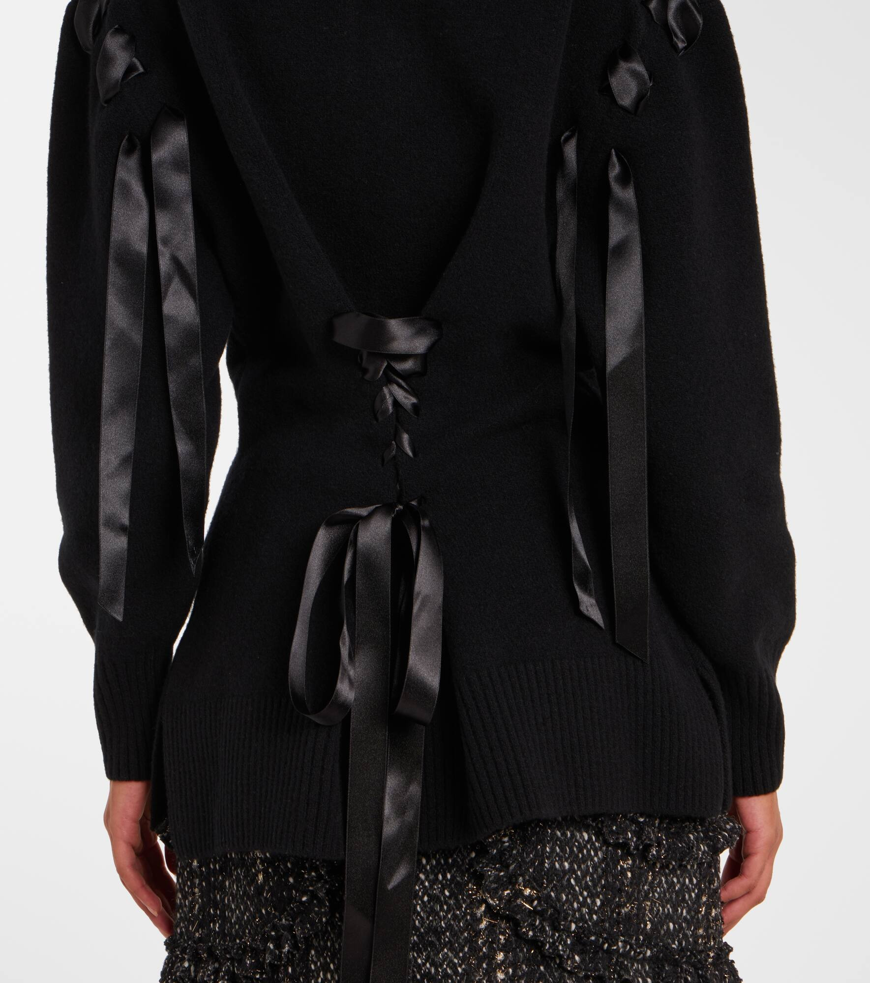 Embellished wool-blend cardigan - 6