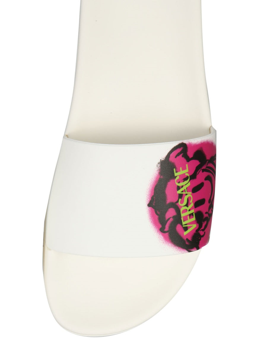 Versace Women Medusa Smiley Slide Sandals - 3