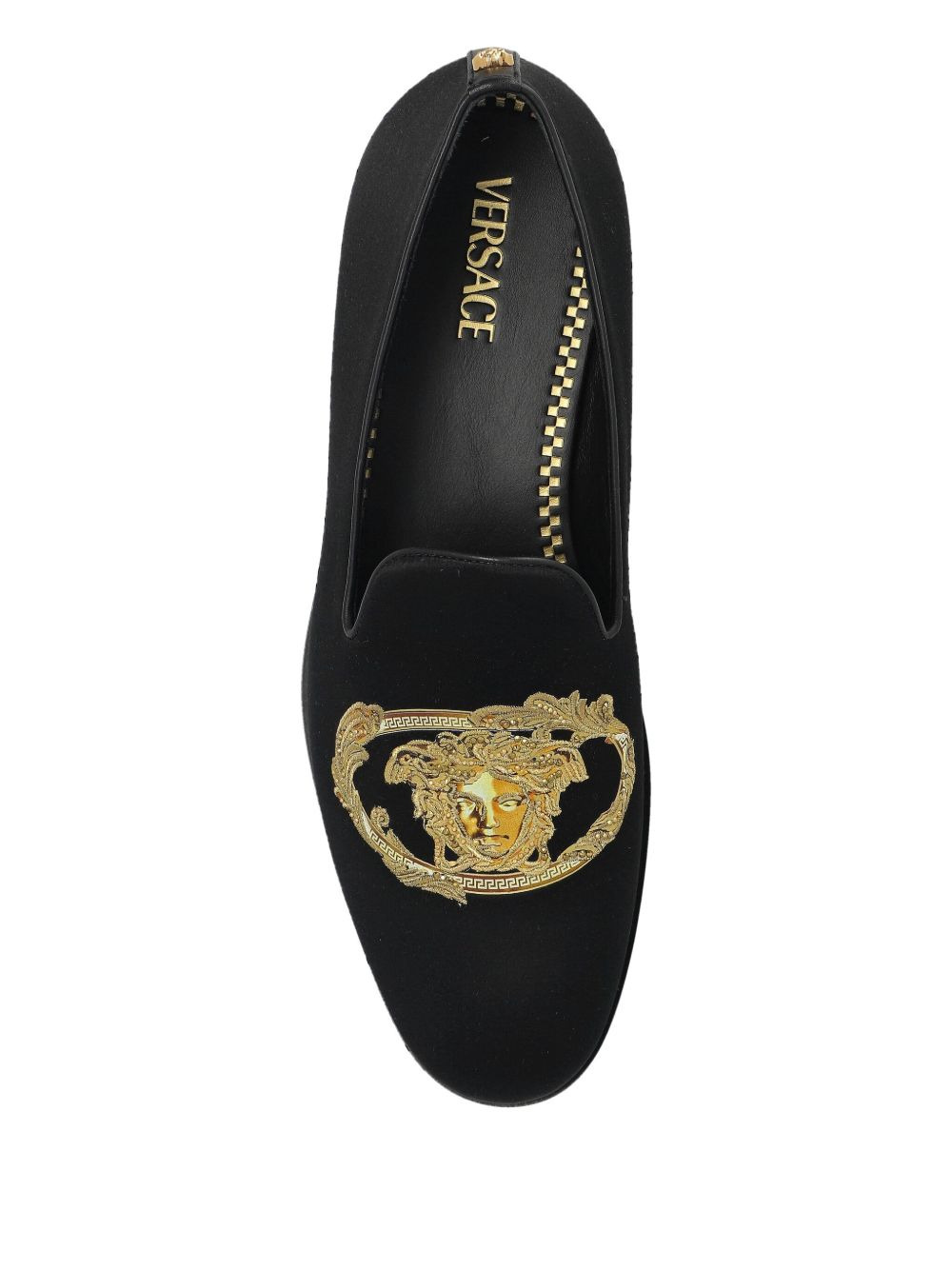 Embroidered Architectural Baroque slippers - 3