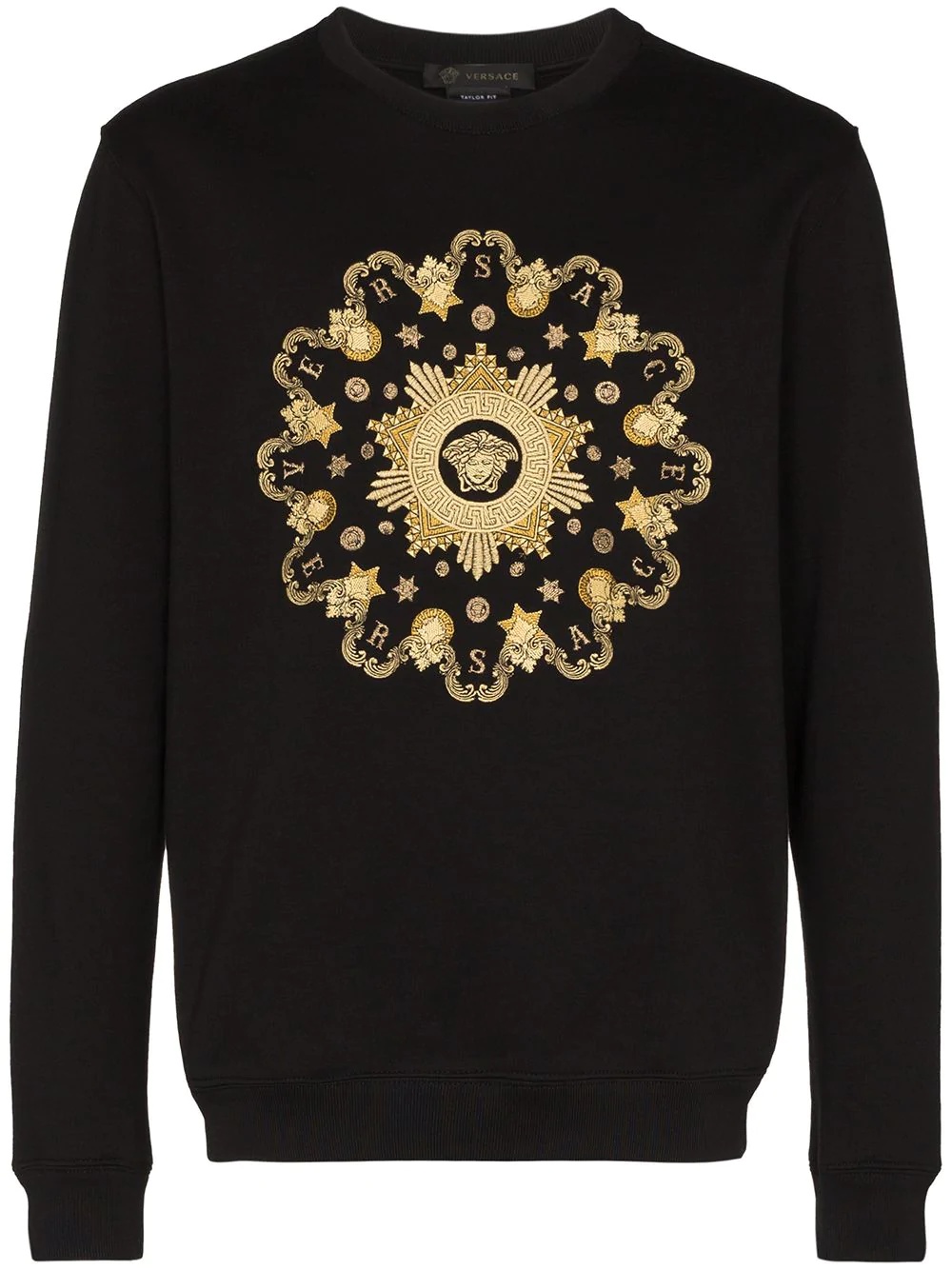 Medusa-embroidered jumper - 1