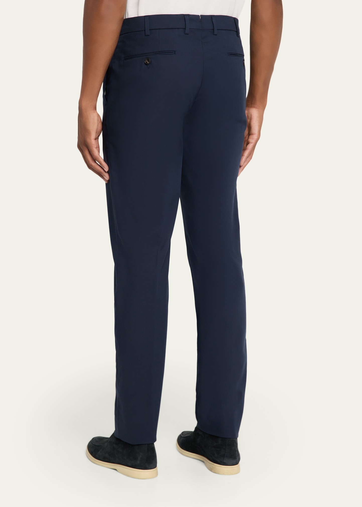 Men's Carlo Hyannis Straight Cotton Trousers - 3