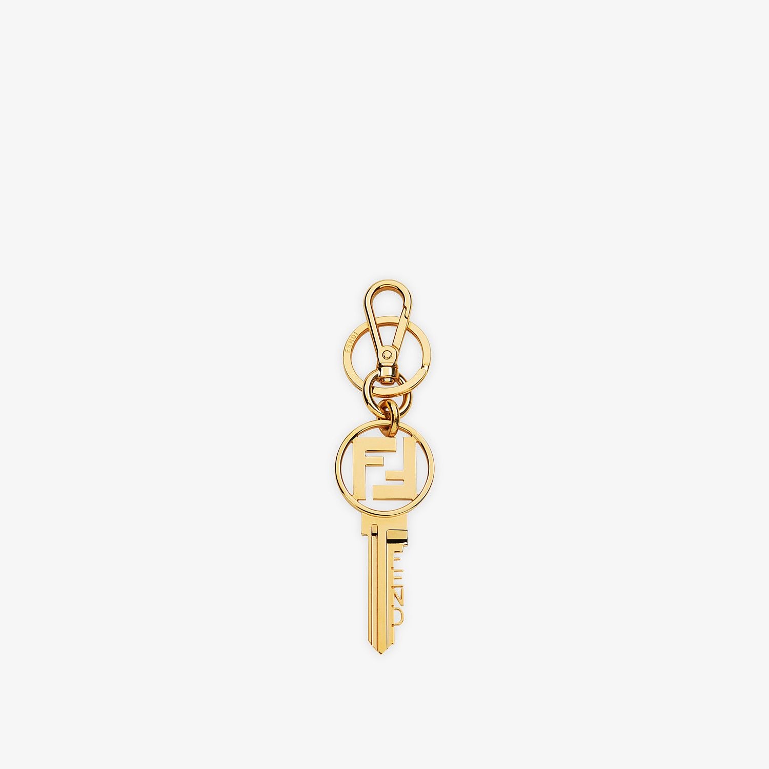 Gold metal key ring - 1