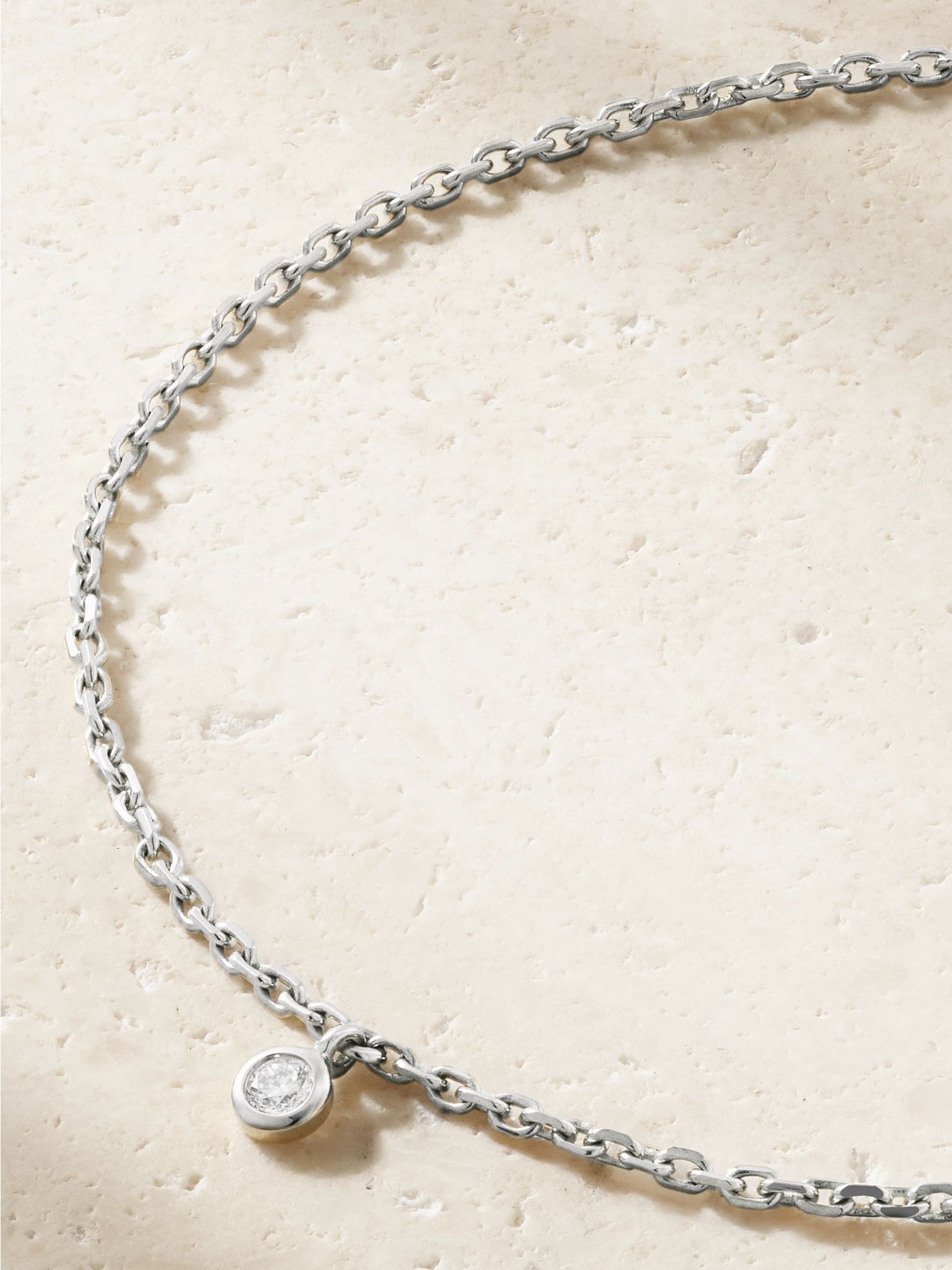 My First De Beers Clea 18-karat white gold diamond bracelet Silver - 4